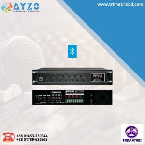 Ayzo A-BT-4Z-150W 150Watt 4 Zone Power & Mixer Amplifier in Bangladesh