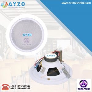Ayzo CS-5-6W 5 Inch 6W Ceiling Speaker; Iron Body