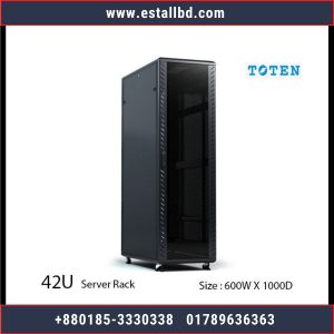 Toten 42U 600 mm (w) x 42U (H) x 1000 mm (D) Network server rack cabinet