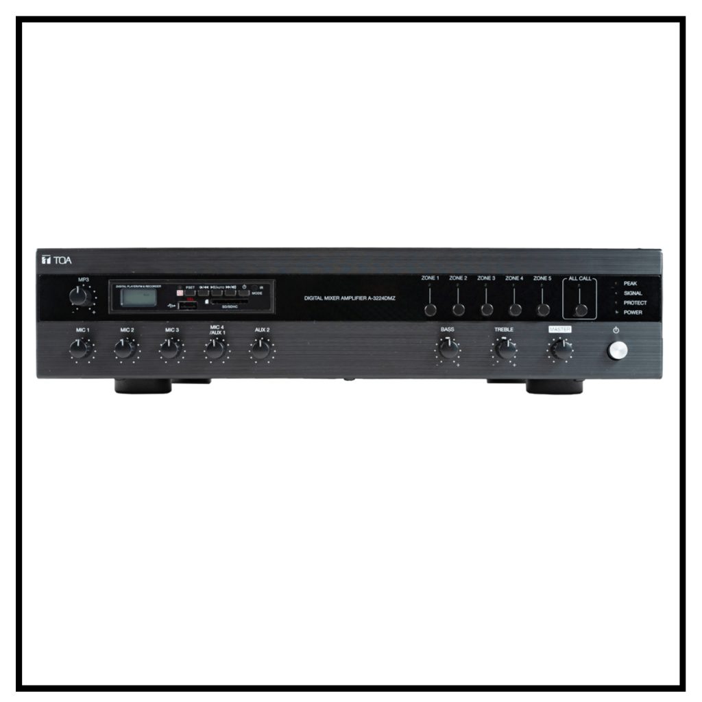 TOA A-3248DMZ Digital Mixer Amplifier with MP3 and Zones in Bangladesh
